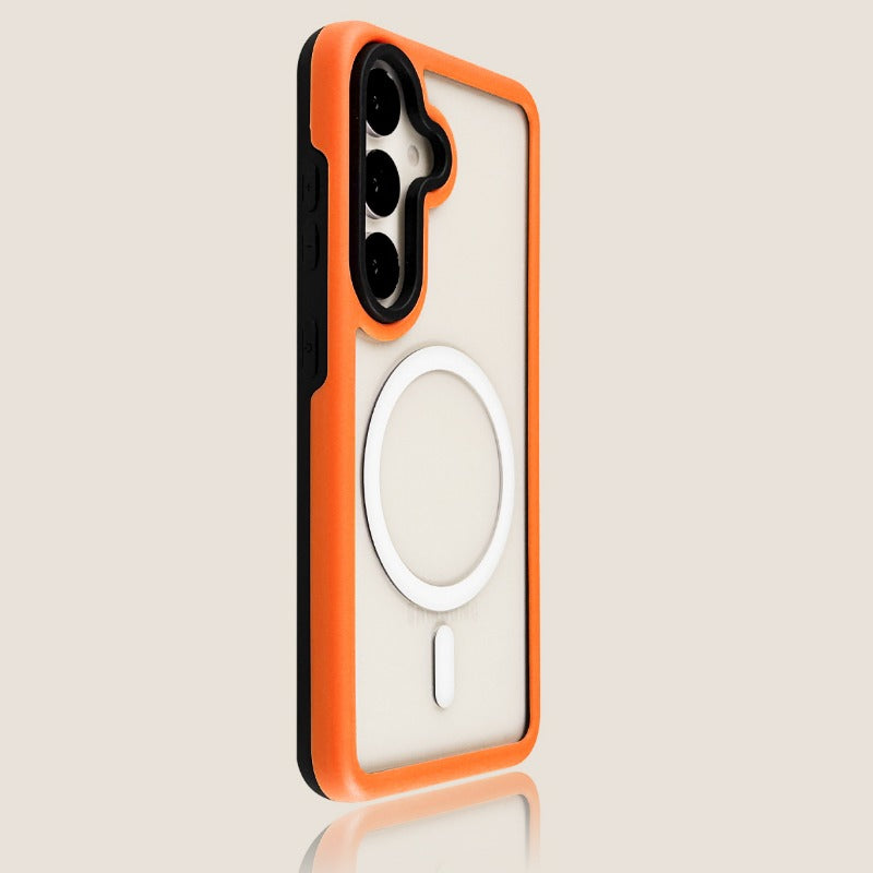 Transparent Acrylic Magnetic Phone Case For Samsung