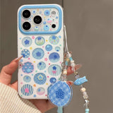 Fresh Blueberry Lanyard Phone Case For iPhone