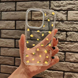 Yellow Lemon Shockproof Anti-Scratch Clear Soft  Case For iPhone