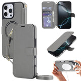 Lanyard Flip Cards Sold Wallet Leather Case For iPhone