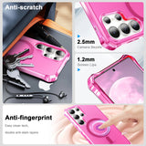 Transparent Frosted Magnetic Phone Case For Samsung