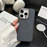 Hard Matte Shockproof Magnetic Case For iPhone
