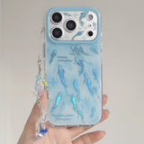Ocean Blue Koi Fish Phone Case For iPhone