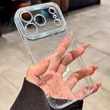 Bling Glitter Star Transparent Phone Case For iPhone