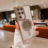 Glitter Magnetic Phone Case For Samsung