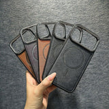 Electroplated Frame Magnetic Phone Case For iPhone