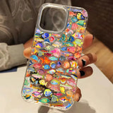 Colorful Tropical Fish Clear Phone Case For iPhone