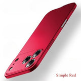 Slim Matte Hard PC Case For iPhone