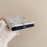 Floral Flip Phone Case For Samsung