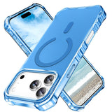 Transparent Frosted Magnetic Phone Case For iPhone