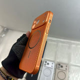 Breathable and Heat-dissipating Magnetic Phone Case For iPhone