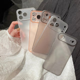 Ultra-thin PC Hard Slim Lens Protection Case For iPhone