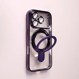 Transparent Stand Soft Phone Case For iPhone