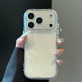 Jelly-like Airbag Transparent Phone Case For iPhone