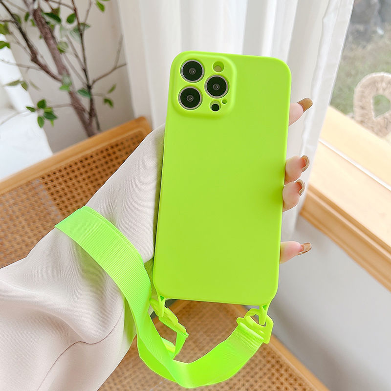 Full-cover Liquid Silicone Anti-fall Mobile Phone Case For iPhone