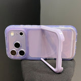 Invisible Stand Transparent Drop-Proof Phone Case For iPhone