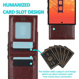 Leather Card Holder Phone Case For Samsung