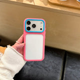 Transparent Colored Lanyard Phone Case For iPhone