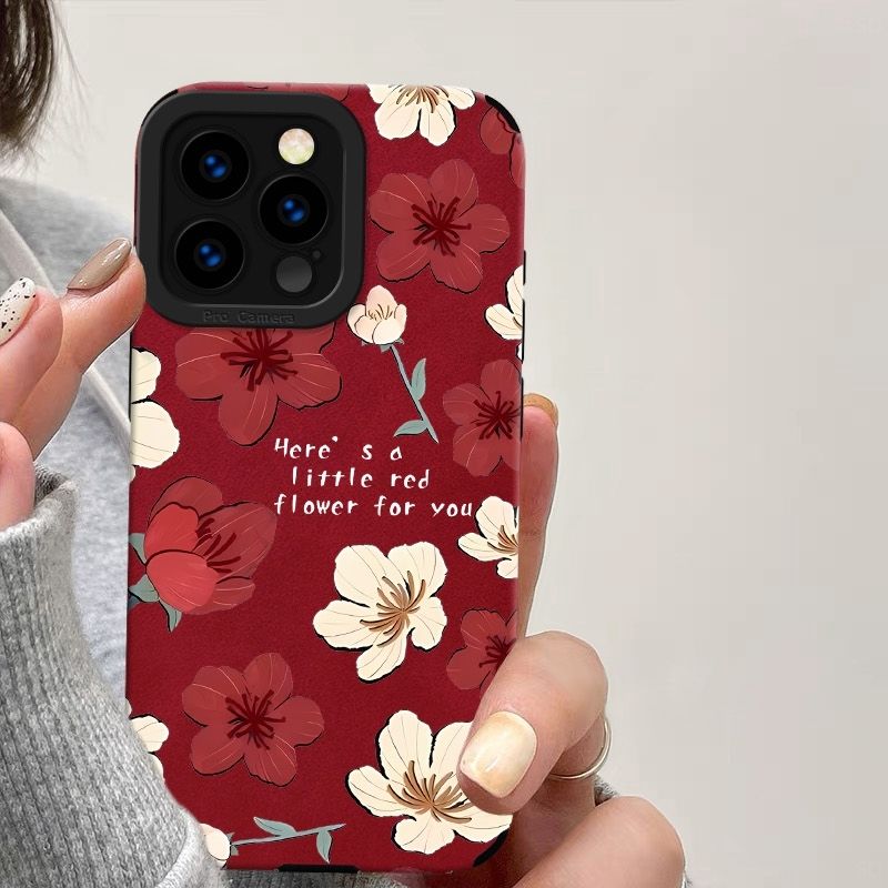 Flower Bud Soft Phone Case For iPhone