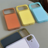 Liquid Silicone Semi-transparent Phone Case For iPhone