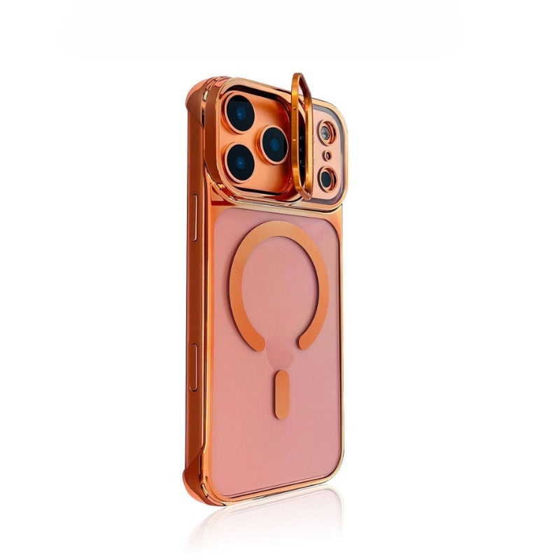 Electroplated Frameless Magnetic Phone Case For iPhone