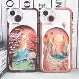 Landscape Anti-fall Phone Case For iPhone