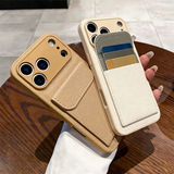 Card Slot Pocket Holder Wallet Case For iPhone