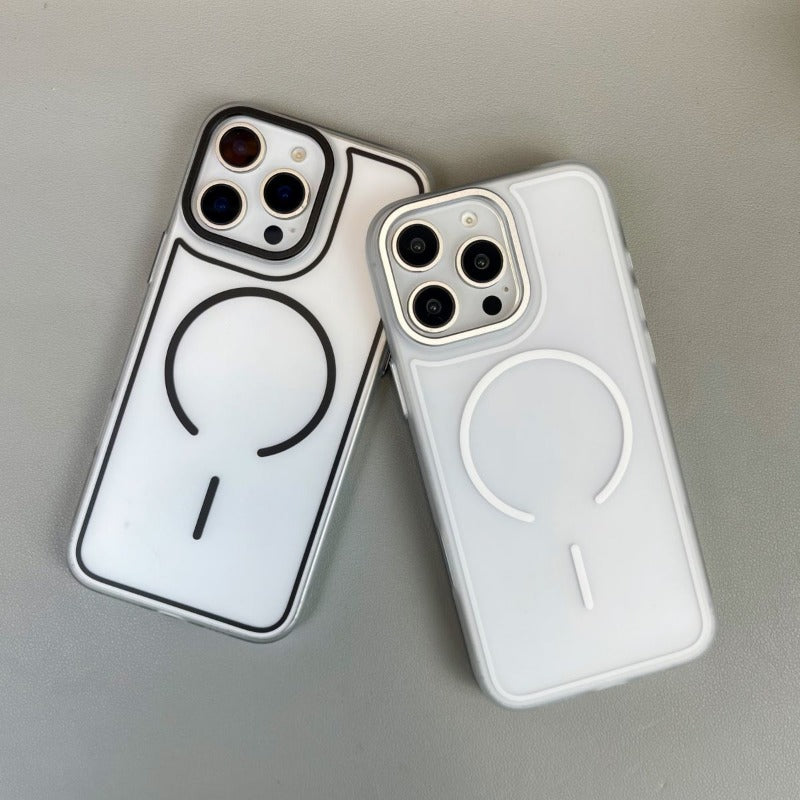 Simple Magnetic Phone Case For iPhone