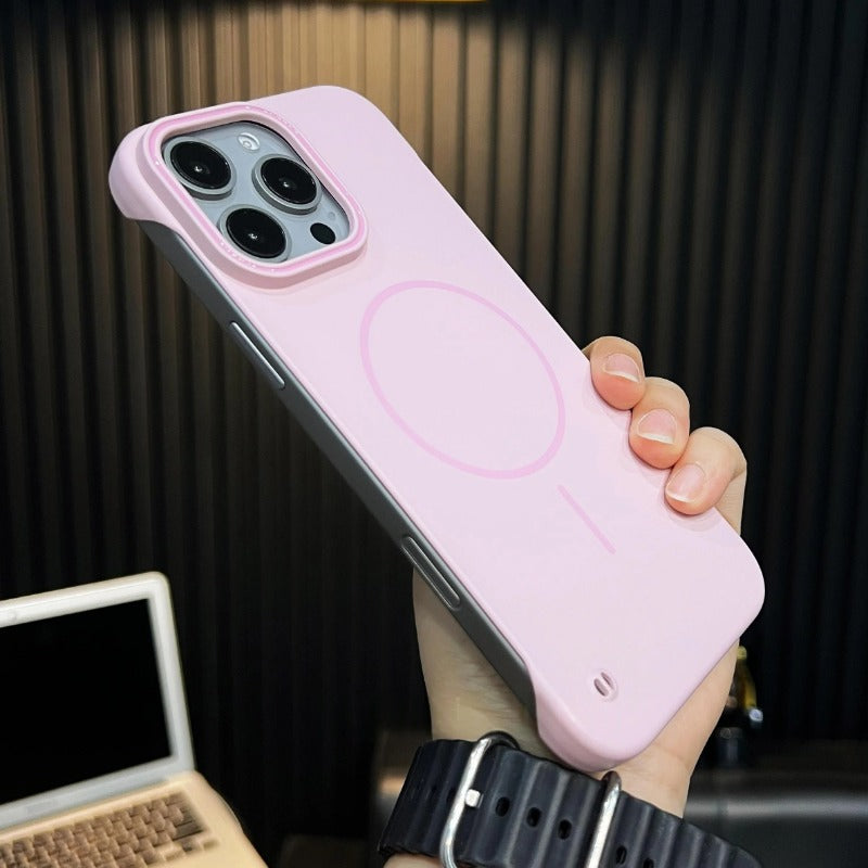Ultra Slim Frameless Magnetic Cover For iPhone