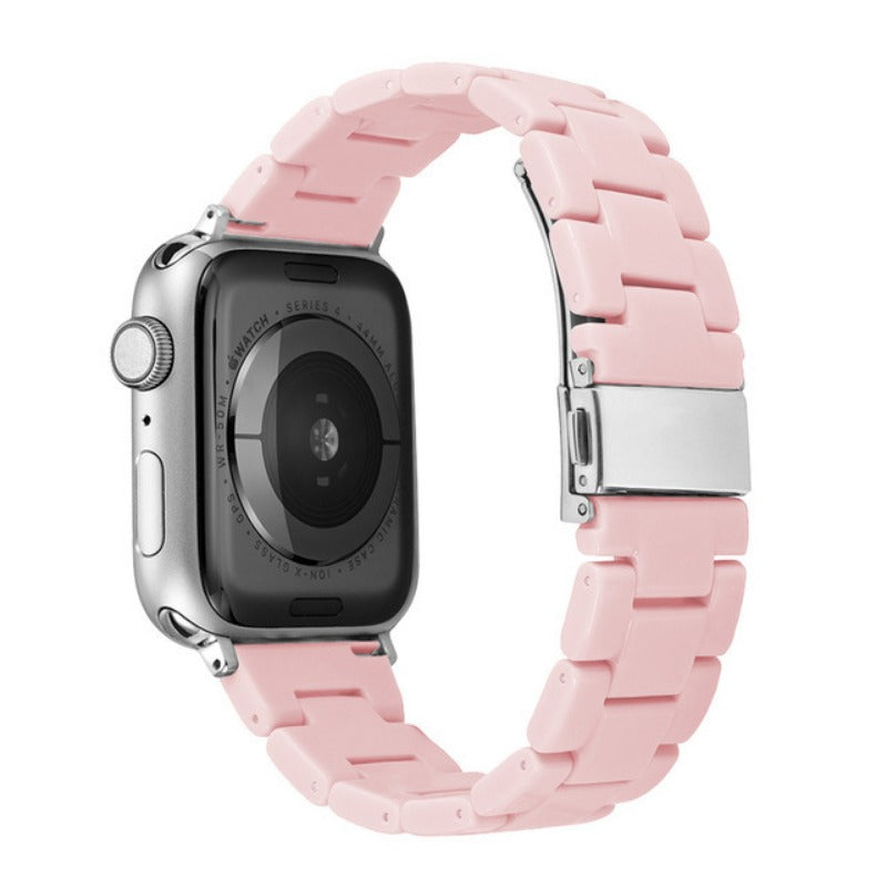 Candy Color Resin Silicone Strap For Apple Watch