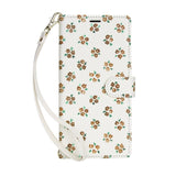 Floral Lanyard Flip Phone Case For Samsung