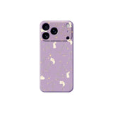Rabbit and Floral Style Phone Case For iPhone