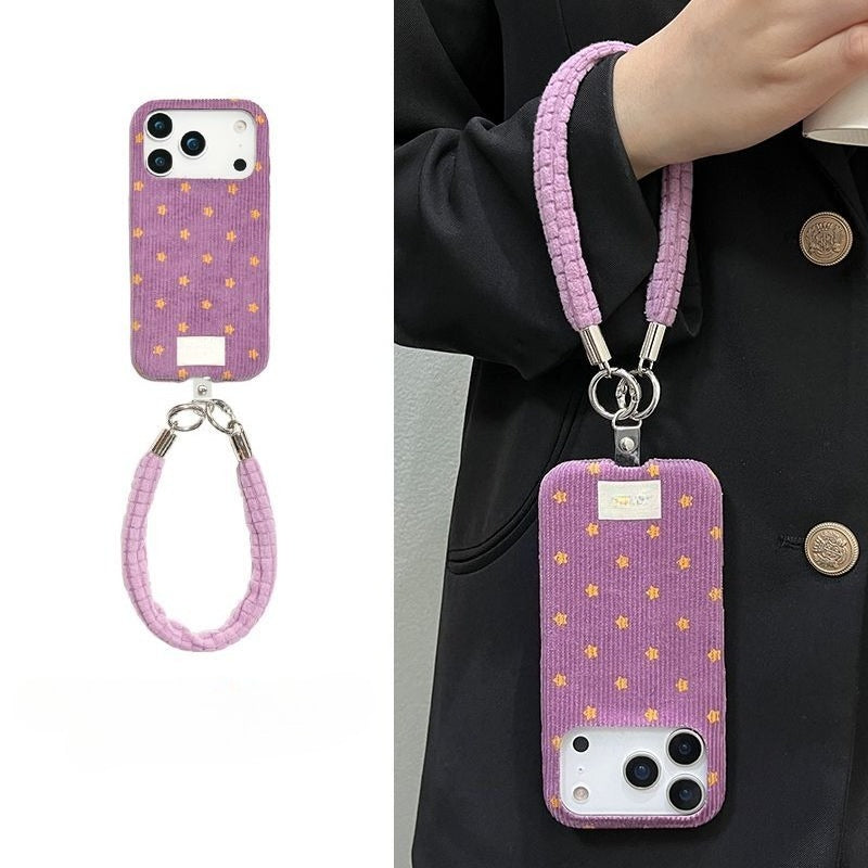 Corduroy Star Phone Case For iPhone