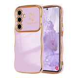 Wave Heart Shape Soft Case For Samsung
