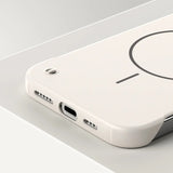 Frameless Solid Color Magnetic Case For iPhone