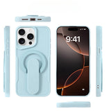 Simple Solid Color Magnetic Phone Case For iPhone