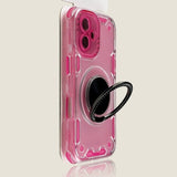 360° Rotating Stand Three-in-One Phone Case For iPhone