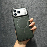 Electroplated Frame Magnetic Phone Case For iPhone