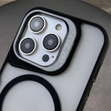 Hardware Lens Bracket Phone Case For iPhone