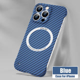 Ultra Thin Carbon Fiber Magnetic Case for iPhone