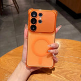 Candy Magnetic Matte Phone Case For Samsung