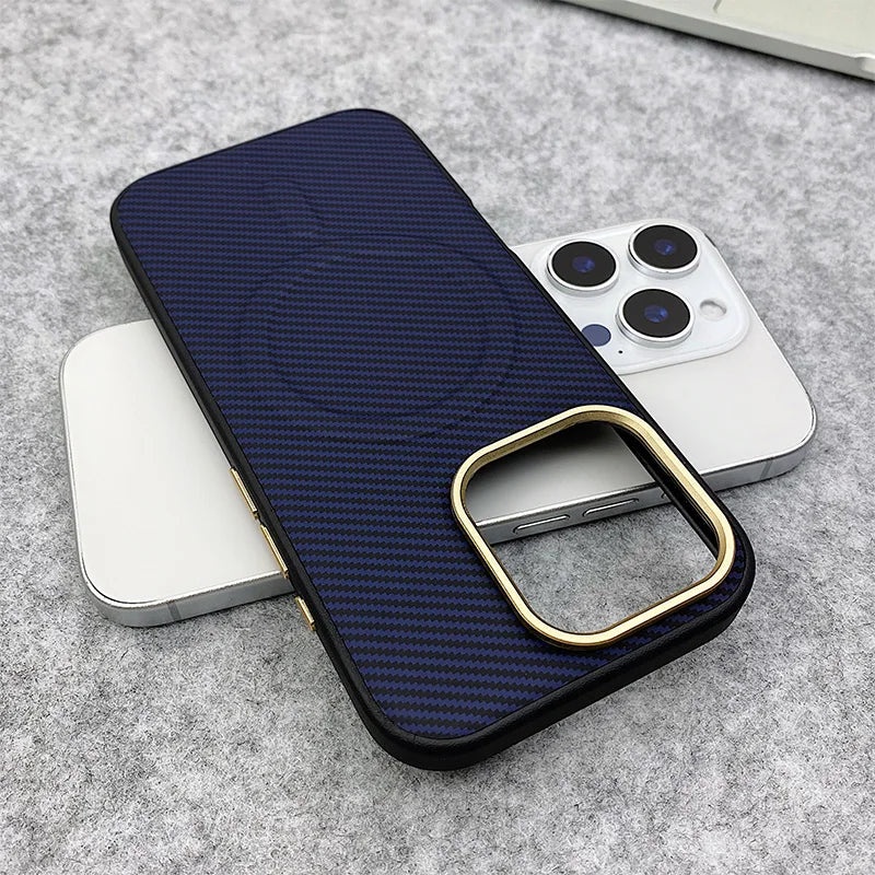 Alloy Lens Magnetic Phone Case for iPhone