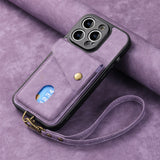 Flip Card Slot Holder Wallet Case For iPhone