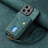 Flip Card Slot Holder Wallet Case For iPhone