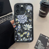 Flower Printed Phone Case For iPhone