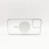 Transparent Acrylic Titanium Bezel Case For iPhone