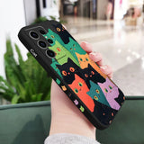 Colorful Cat Phone Case for Samsung