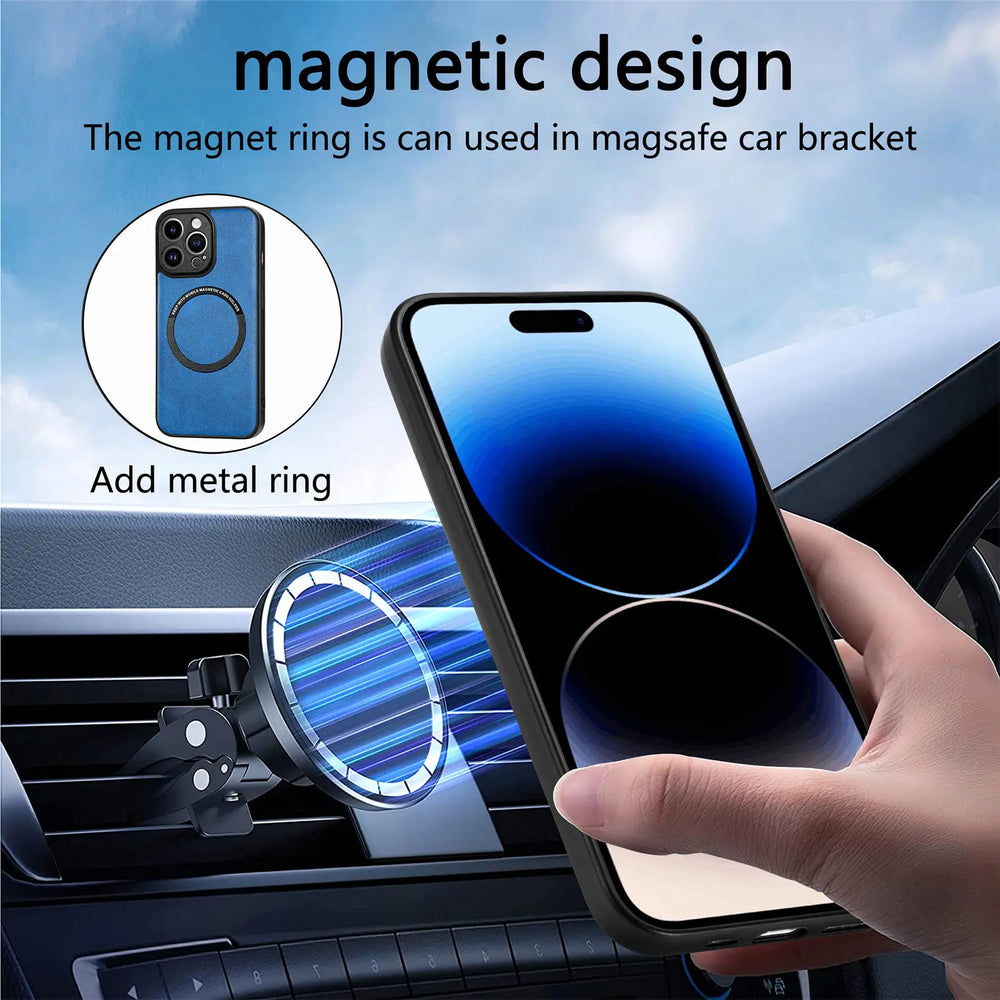 Custodia di ricarica magnetica per iPhone