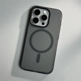Frosted Anti-fall Bumper Magsafe Case For iPhone