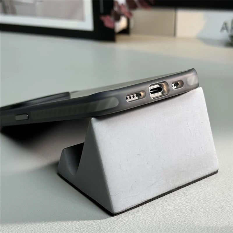 Frosted Anti-fall Bumper Magsafe Case For iPhone